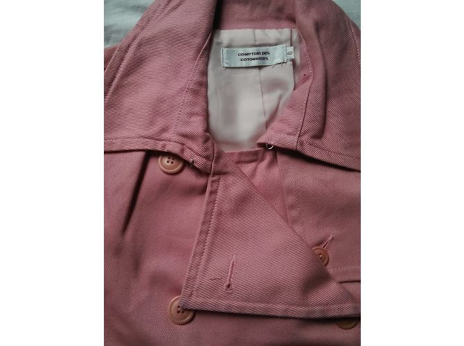Gabardina rosa de algodón MAHLA Comptoir Des Cotonniers - vista 5