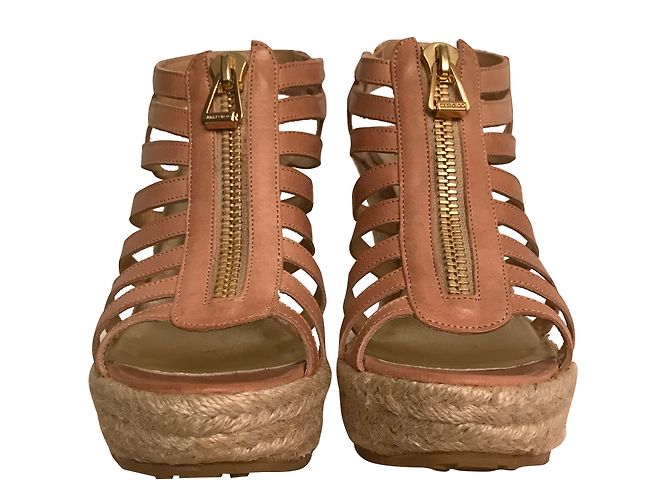 Sandali Jimmy Choo in pelle Flesh Carne - vista 2