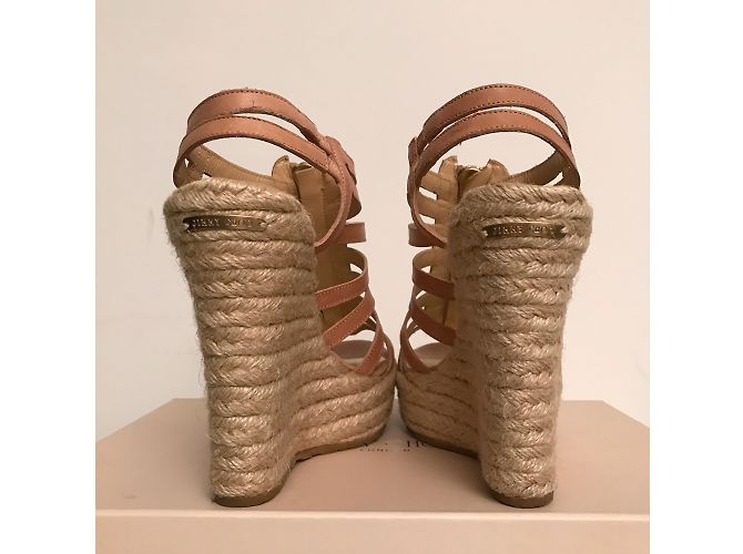 Sandali Jimmy Choo in pelle Flesh Carne - vista 4