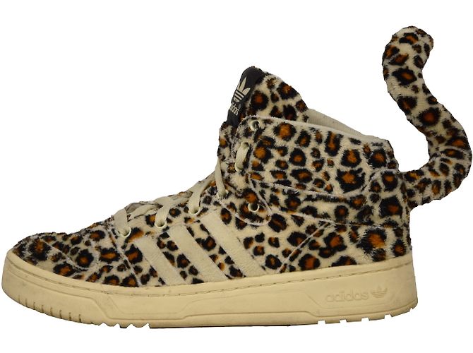 Jeremy Scott Pour Adidas Turnschuhe Leopardenprint - Ansicht 2