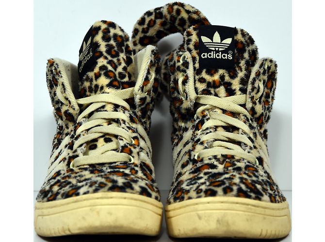 Jeremy Scott Pour Adidas Turnschuhe Leopardenprint - Ansicht 5