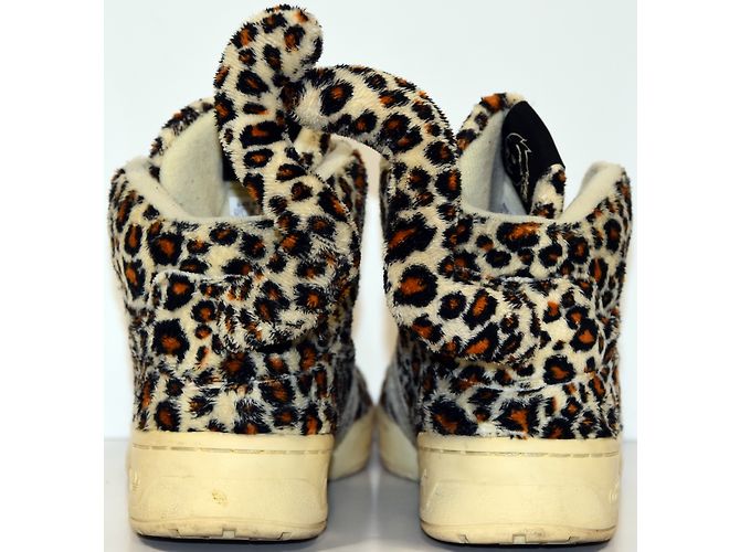 Jeremy Scott Pour Adidas Turnschuhe Leopardenprint - Ansicht 6