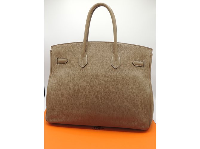 Hermès HERMES BIRKIN 35 andare Beige - vista 12