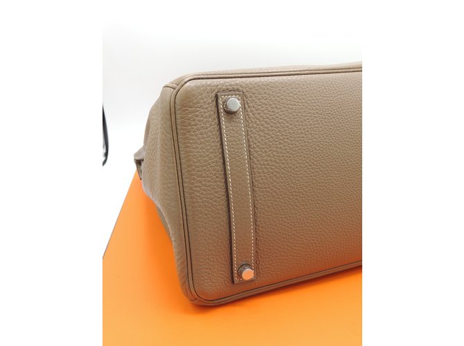 Hermès HERMES BIRKIN 35 andare Beige - vista 3
