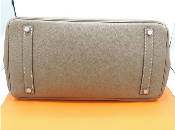 Hermès HERMES BIRKIN 35 andare Beige - vista 4