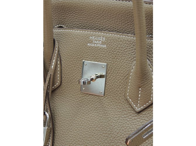 Hermès HERMES BIRKIN 35 andare Beige - vista 6