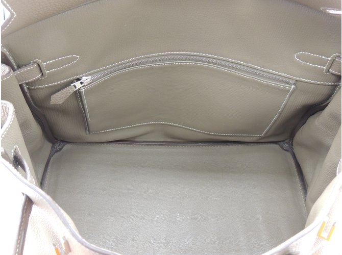 Hermès HERMES BIRKIN 35 andare Beige - vista 7