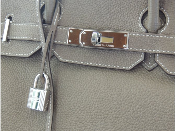 Hermès HERMES BIRKIN 35 andare Beige - vista 9