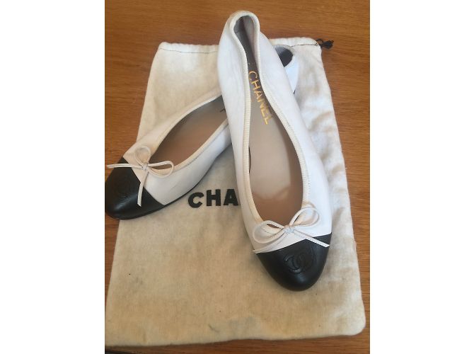 Chanel Bailarinas Blanco - vista 3
