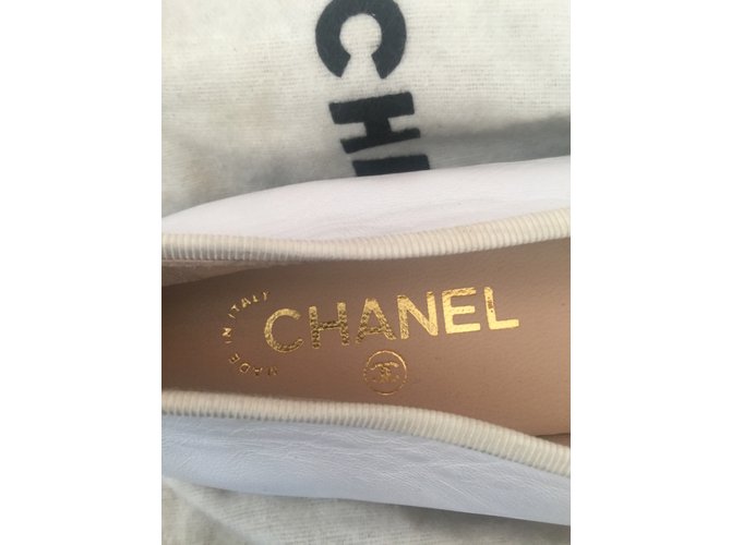 Chanel Bailarinas Blanco - vista 5