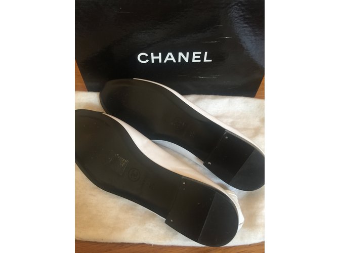 Chanel Bailarinas Blanco - vista 8