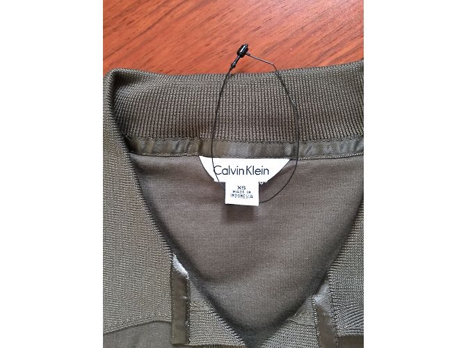 Polo Calvin Klein Caqui de Algodón XS - vista 5