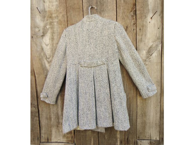 Abrigo Paul & Joe de lana y tweed blanco - vista 9