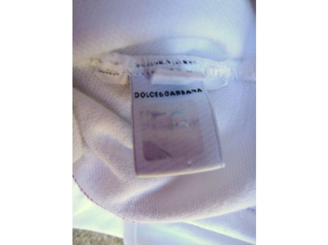 Polo Dolce & Gabbana Blanco de Algodón Talla M - vista 6