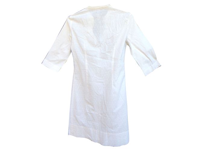 Vestido Maje Melissa de algodón blanco - vista 2