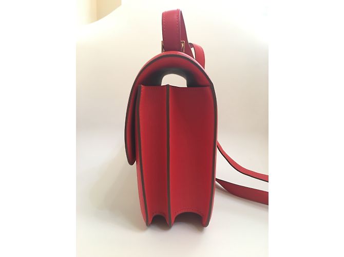Hermès Hermes Constance 24cm Borsa in pelle scamosciata con hardware in oro rosa Rosso D'oro Castagno - vista 8