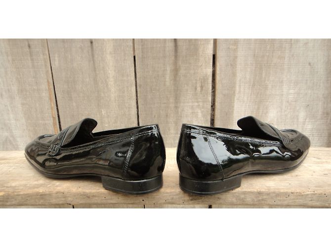 Mocassini Paraboot in vernice nera Nero - vista 6