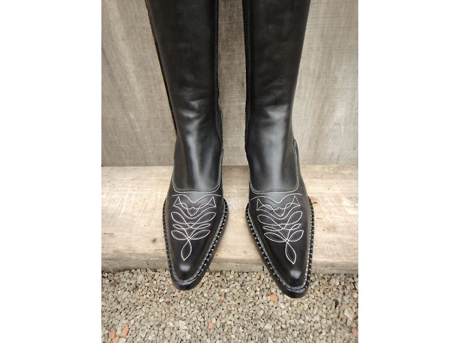 Botas Western Free Lance de cuero negro talla 36 - vista 5