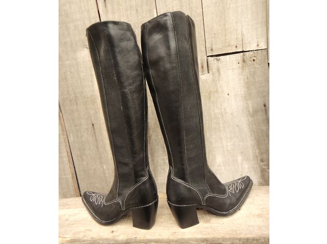 Botas Western Free Lance de cuero negro talla 36 - vista 6