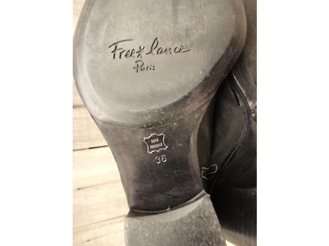 Botas Western Free Lance de cuero negro talla 36 - vista 9