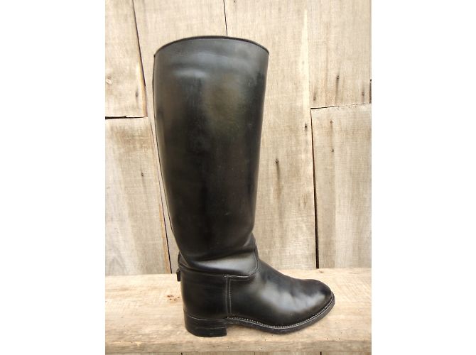 Botas de equitación de cuero Paraboot Saumur Negras Negro - vista 2