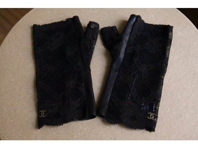 Chanel Luvas Preto - vista 3