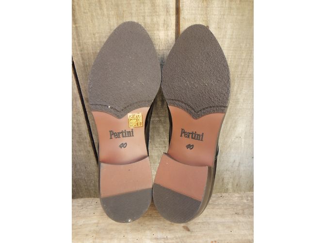 Autre Marque Derbie Pertini in pelle verniciata bronzo 40 - vista 8
