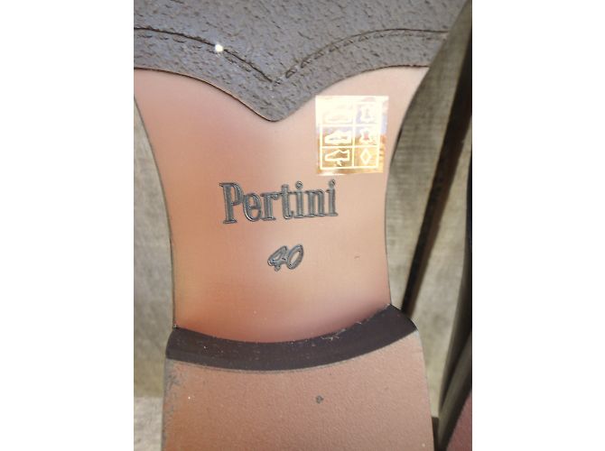 Autre Marque Derbie Pertini in pelle verniciata bronzo 40 - vista 9