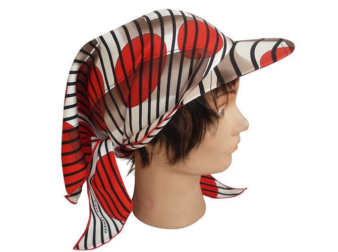 Hermès Mütze / Mütze / Schal zum Binden Mehrfarben - Ansicht 2