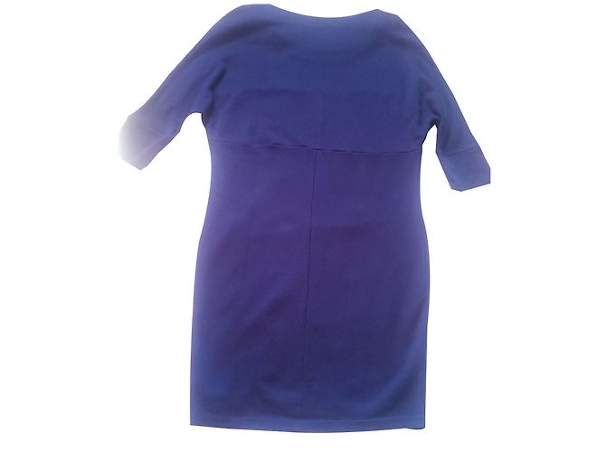 Vestido Lacoste de algodón azul marino - vista 2