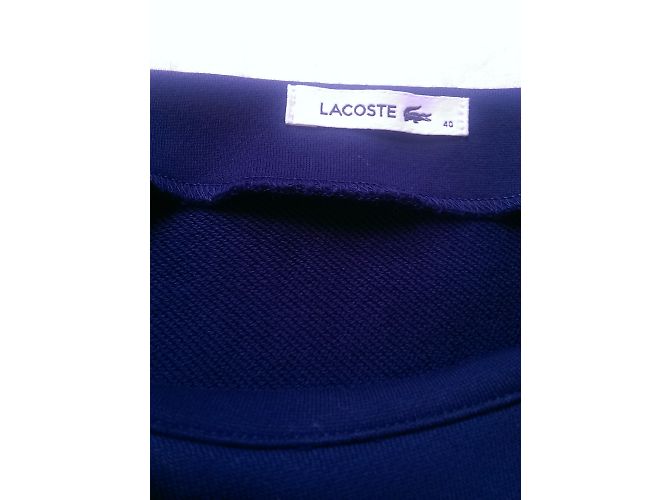 Vestido Lacoste de algodón azul marino - vista 4