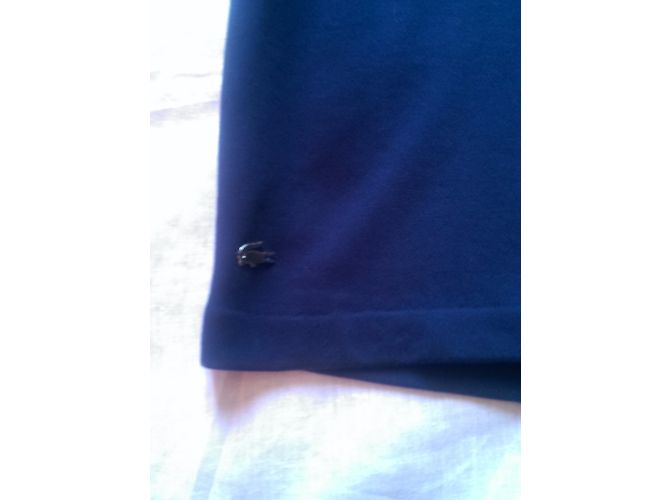 Vestido Lacoste de algodón azul marino - vista 5