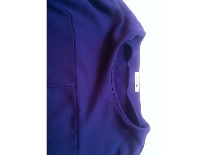 Vestido Lacoste de algodón azul marino - vista 7