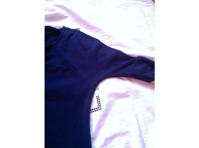 Vestido Lacoste de algodón azul marino - vista 8