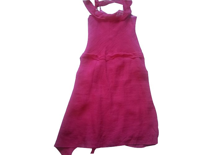 Zapa Rosa Leinenkleid ärmellos Pink - Ansicht 2