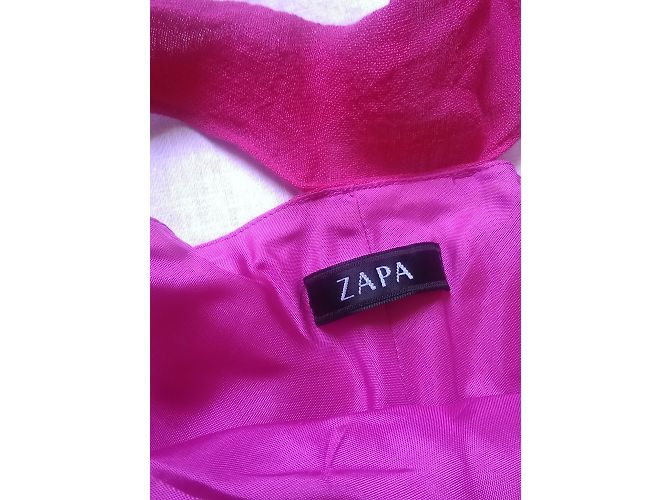Zapa Rosa Leinenkleid ärmellos Pink - Ansicht 5