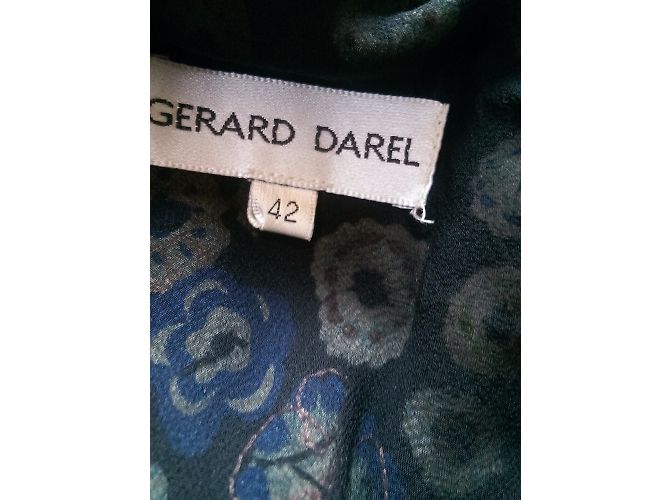 Falda Gerard Darel de seda estampada y lentejuelas 42 Multicolor - vista 5