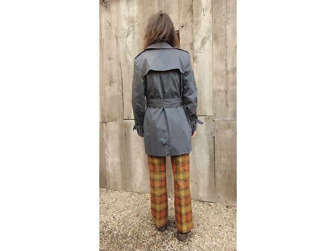 Gabardina Claudie Pierlot Gris Algodón - vista 5