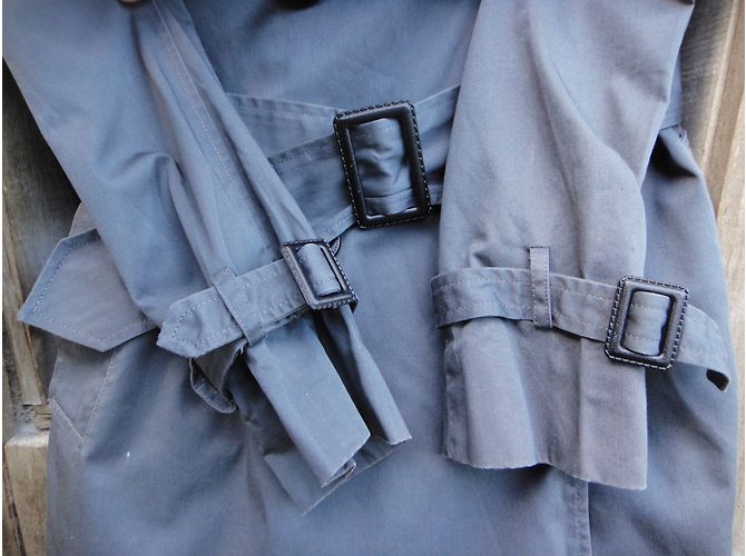 Gabardina Claudie Pierlot Gris Algodón - vista 8