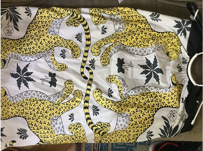 Hermès Hier finden Sie weitere Informationen zu Les léopards 90cm x90cm über Baumwolle Mehrfarben - Ansicht 6