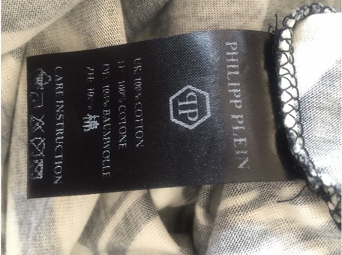 Vestido Philipp Plein de algodón negro con estampado de cebra - vista 6