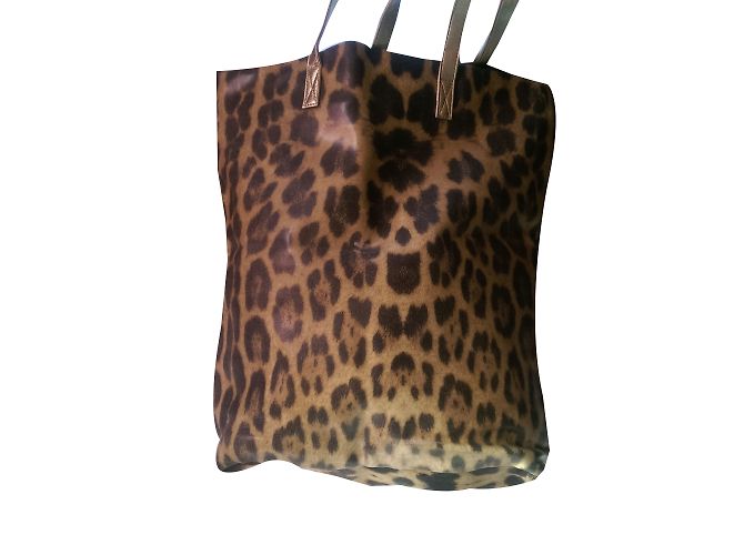 Borsa Shopping Roberto Cavalli Leopardato Love Paris Stampa leopardo - vista 2