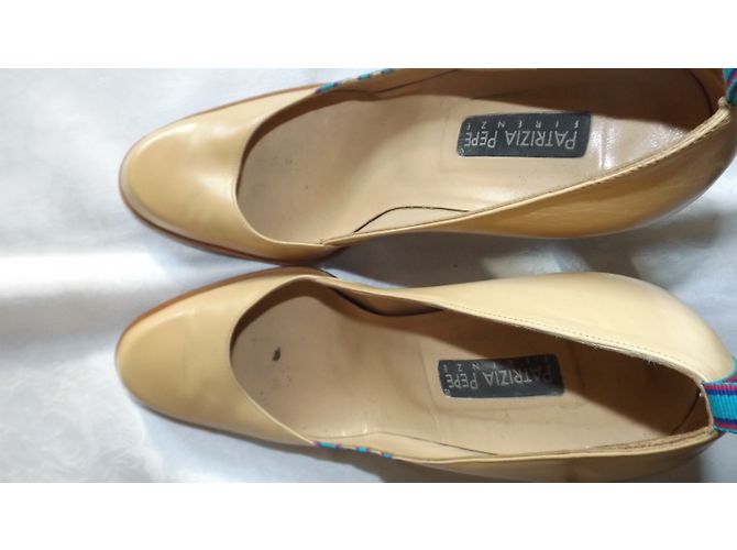 Patrizia Pepe Alice Leder Pumps caramel Größe 39 Karamell - Ansicht 6
