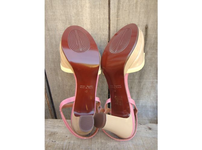Sandali Chie Mihara Lovemore in pelle rosa giallo nude Carne - vista 8