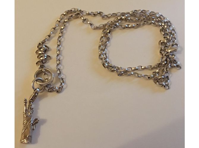 Collana Thomas Sabo in argento con ciondolo Statua della Libertà - vista 3