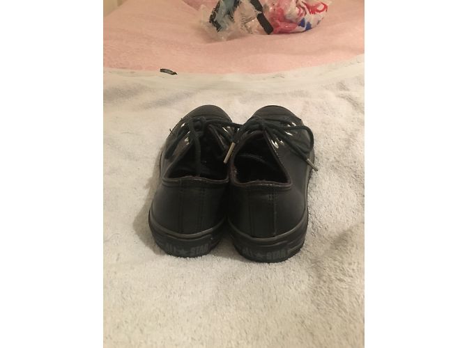Sneaker Converse basse in pelle nera Nero - vista 6