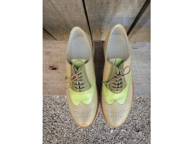 Heschung Richlieu scarpe stringate in pelle grigio Multicolore - vista 7