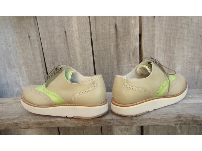 Heschung Richlieu scarpe stringate in pelle grigio Multicolore - vista 8