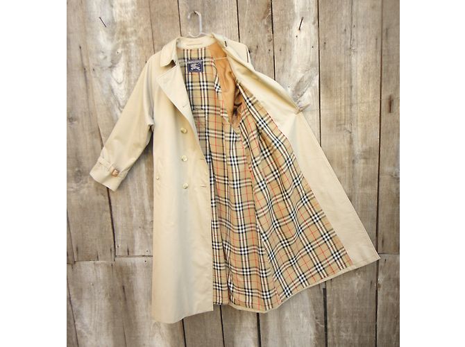 Gabardina Burberry Beige de Algodón - vista 5