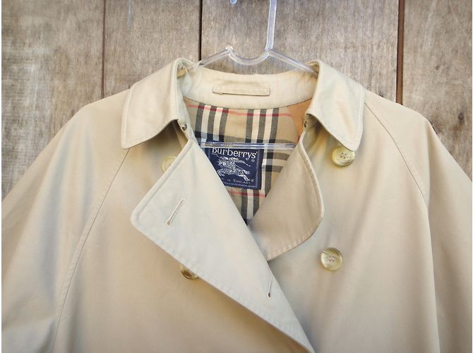 Gabardina Burberry Beige de Algodón - vista 6